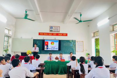 LIÊN ĐỘI TRƯỜNG THCS HẢI LỘC_ĐẠI HỘI CHI ĐỘI NĂM HỌC 2025 – 2026.