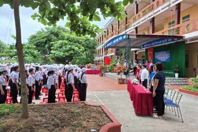 TRƯỜNG THCS HẢI LỘC, HẢI HẬU, NAM ĐỊNH TỔ CHỨC LỄ TỔNG KẾT NĂM HỌC 2024 – 2025