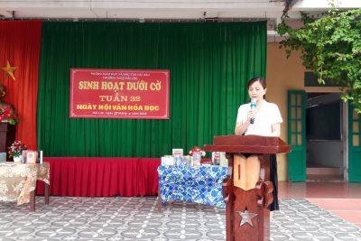 TRƯỜNG THCS HẢI LỘC TỔ CHỨC NGÀY HỘI VĂN HÓA ĐỌC