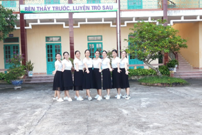 CÔNG ĐOÀN TRƯỜNG THCS HẢI LỘC THAM GIA HỘI THI SÁNG TẠO VIDEO CLIP BÀI THỂ DỤC GIỮA GIỜ