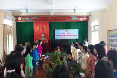 ĐẠI HỘI CÔNG ĐOÀN CƠ SỞ TRƯỜNG THCS HẢI LỘC – LẦN THỨ XV, NHIỆM KÌ 2023-2028