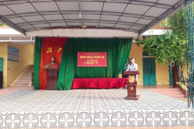 SINH HOẠT DƯỚI CỜ KỶ NIỆM NGÀY 30 – 4