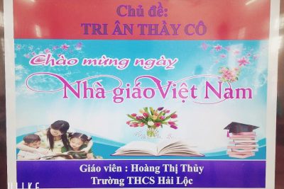 Tiết sinh hoạt tri ân thầy cô nhân ngày nhà giáo Việt Nam 20-11