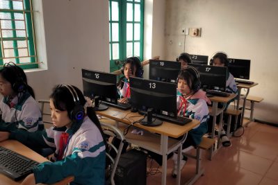 TRƯỜNG THCS HẢI LỘC, NINH BÌNH – MỘT SỐ HÌNH ẢNH CÁC EM HỌC SINH DỰ THI CUỘC THI OLYMPIC TIẾNG ANH TRÊN INTERNET CẤP XÃ