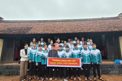 TRƯỜNG THCS HẢI LỘC, NINH BÌNH – HOẠT ĐỘNG NGOẠI KHÓA “BUỔI THAM QUAN – TRẢI NHIỆM NHÀ LƯU NIỆM CỐ TỔNG BÍ THƯ TRƯỜNG TRINH”