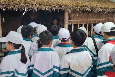 TRƯỜNG THCS HẢI LỘC, NINH BÌNH TỔ CHÚC THAM QUAN, TRẢI NGHIỆM TẠI BẢO TÀNG ĐỒNG QUÊ – XÃ GIAO THỦY, TỈNH NINH BÌNH