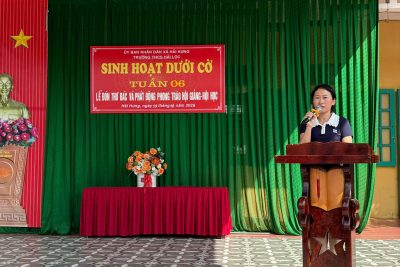 TRƯỜNG THCS HẢI LỘC, NINH BÌNH – PHÁT ĐỘNG CUỘC THI ” GỬI TƯƠNG LẠI XANH 2025 ” LẦN THỨ II, NĂM 2025