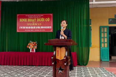 TRƯỜNG THCS HẢI LỘC, NINH BÌNH – PHÁT PHẦN THƯỞNG CHO CÁC HỌC SINH KHỐI 6 VÀ KHỐI 9 ĐẠT TRÊN 1000 ĐIỂM TRONG CUỘC THI IOE CẤP TRƯỜNG NĂM HỌC 2025 – 2026