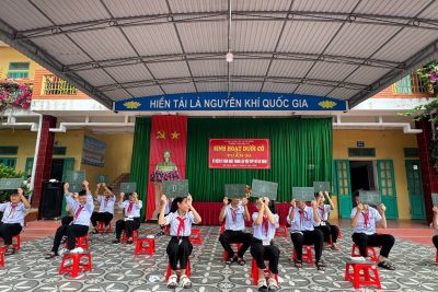 TRƯỜNG THCS HẢI LỘC, NINH BÌNH – SINH HOẠT DƯỚI CỜ TUẦN 36: CHỦ ĐỀ “KỶ NIỆM 85 NĂM NGÀY THÀNH LÂP ĐỘI TNTP HỒ CHÍ MINH”