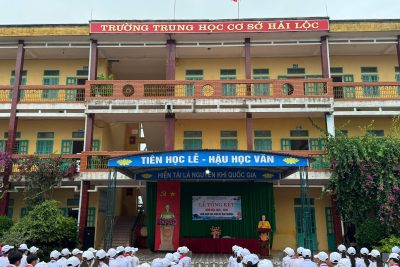 TRƯỜNG THCS HẢI LỘC, NINH BÌNH – LỄ TỔNG KẾT NĂM HỌC 2025 – 2026 VÀ BÀN GIAO HỌC SINH VỀ ĐỊA PHƯƠNG
